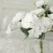 WHITE 3 Bushes 14" Silk Carnation FLOWERS Artificial Floral Bouquets
